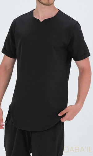 T-shirt Léger Azur Noir Qaba'il