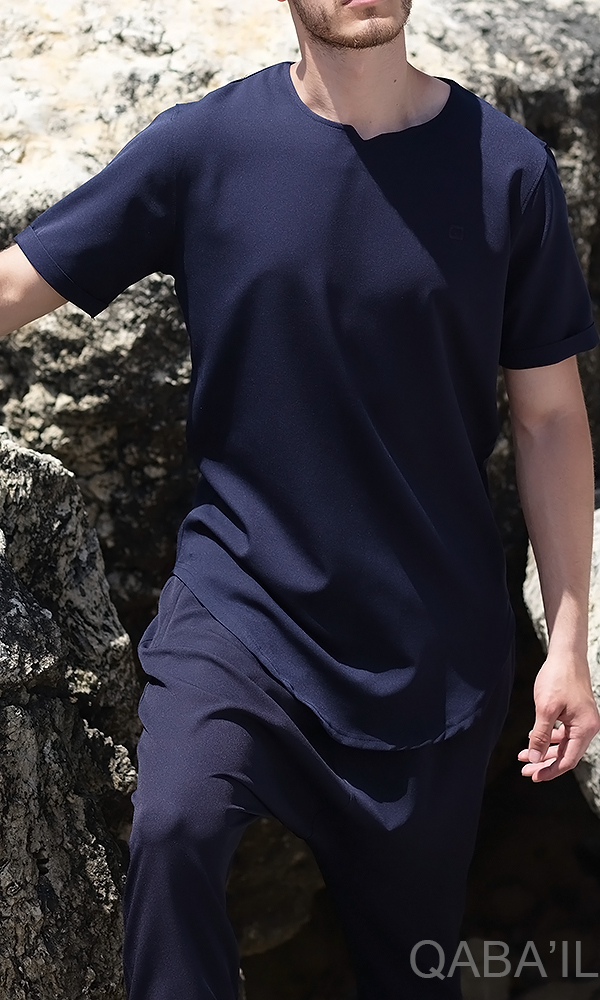 T-shirt Léger Navy Azur