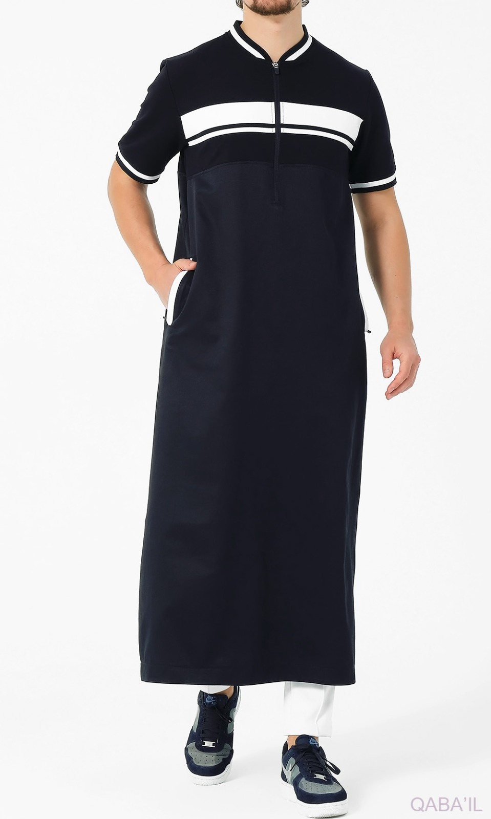 Qamis Navy Blue