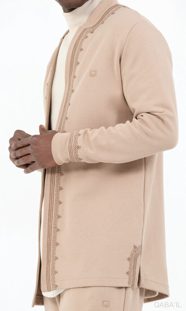 Ensemble Veste Etniz Menara Beige Qaba'il