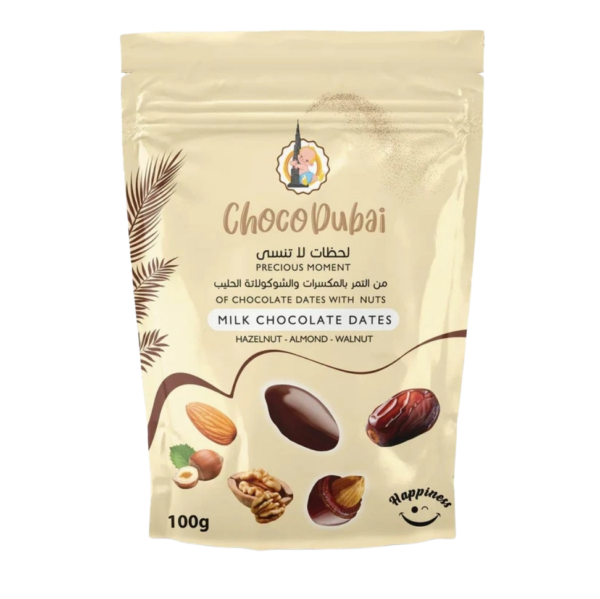 Milk Chocolate Dates with Nuts