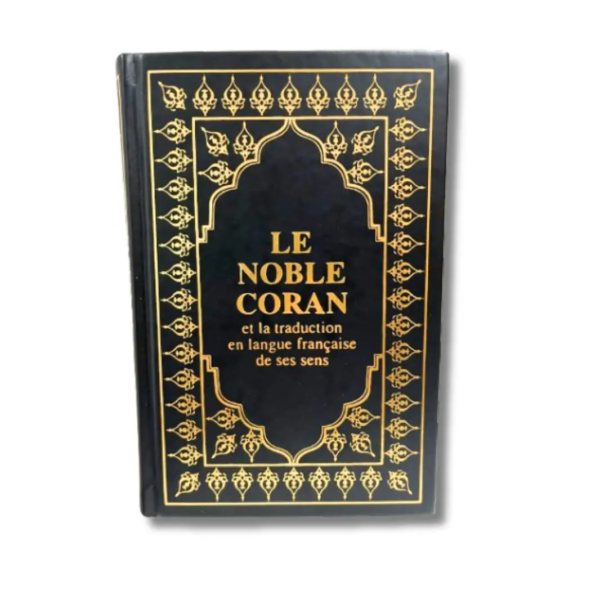 Coran Arabe Français Noir Grand Format