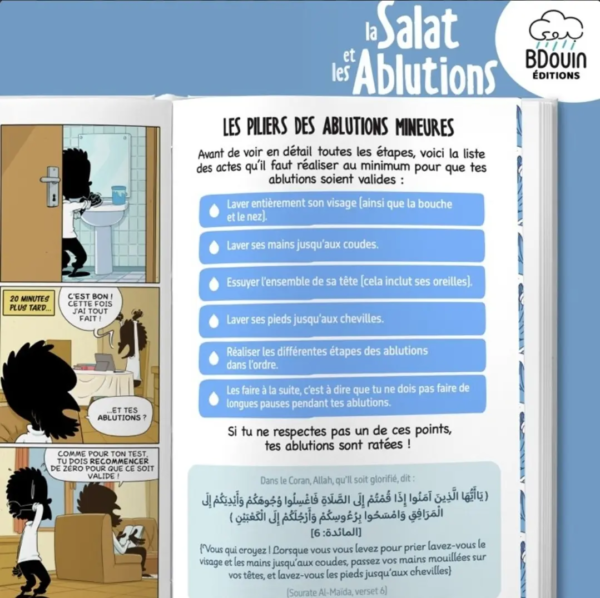 Mini Guide illustré : La Salat et les Ablutions (Version garçon)