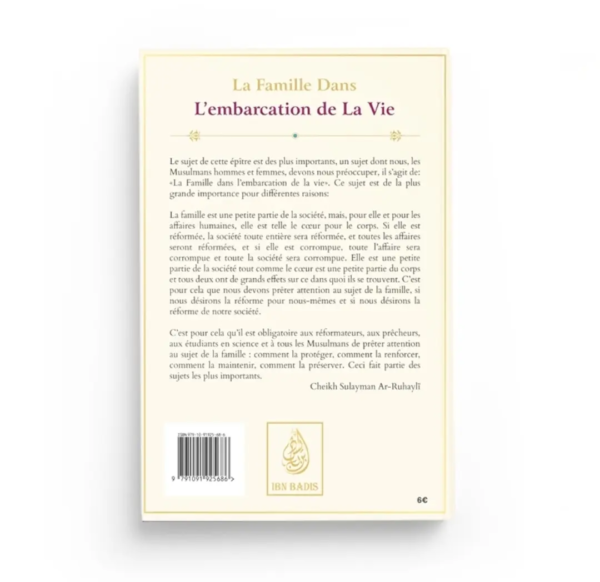 La Famille Dans L'embarcation de la Vie - Editions Ibn Badis