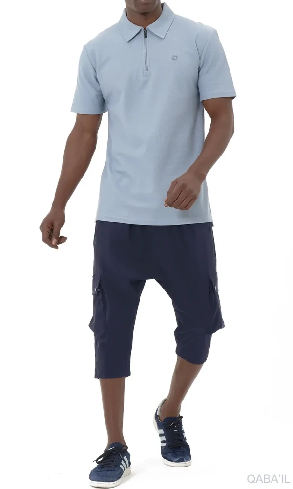 Pantacourt Cargo Trek Navy Qaba'il