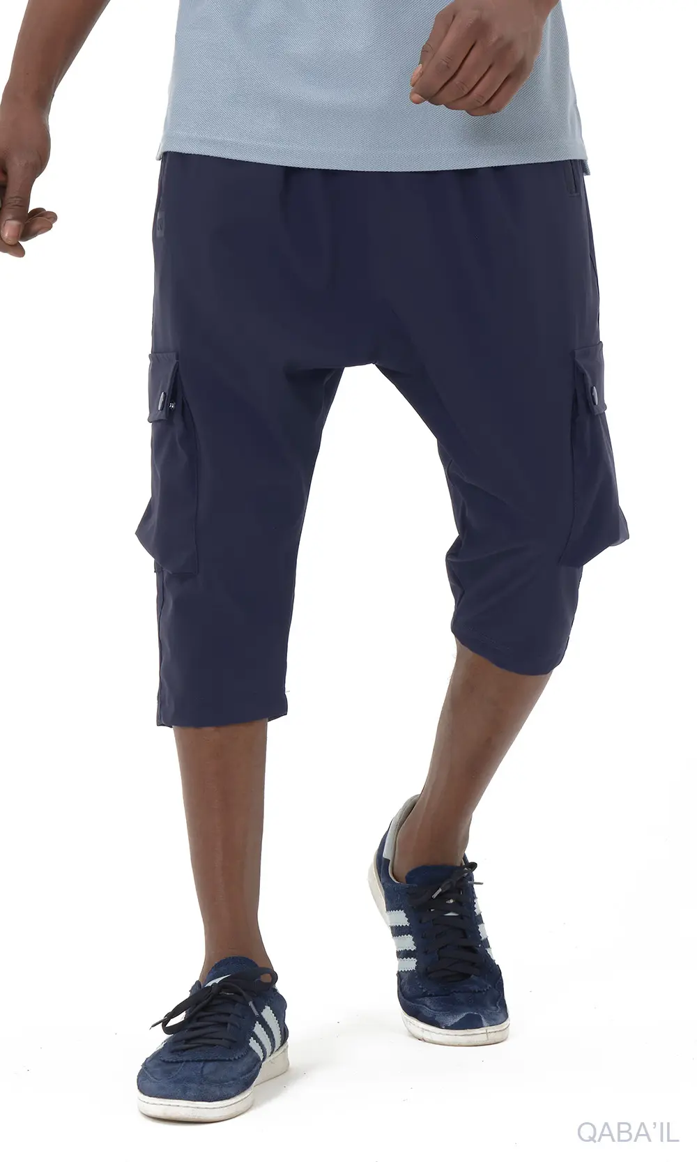 Boutique Sunnah Pantacourt Cargo Trek Navy Qaba'il