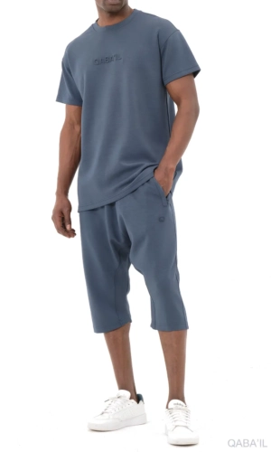 Ensemble Oversized Bleu Qaba'il