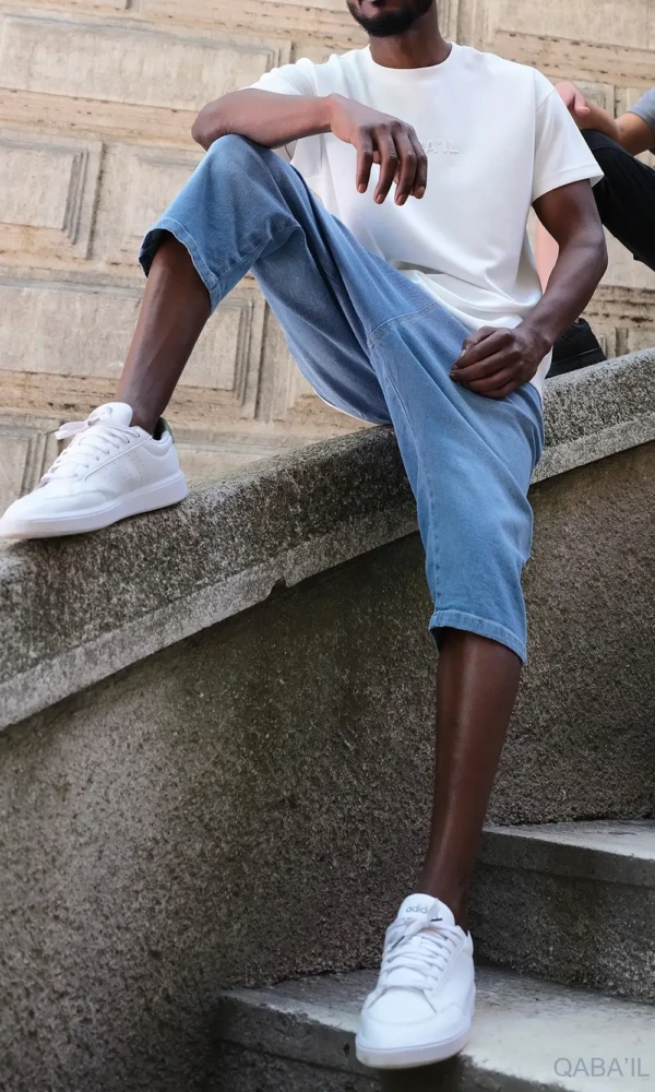 Bermuda Stretch Bleu Clair Qaba'il