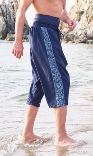 Sarouel de Bain Etniz Bleu Nuit Qaba'il
