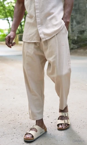 Sarouel Classik Coton Beige Qaba'il