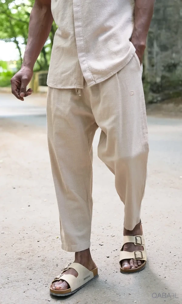 Sarouel Classik Coton Beige Qaba'il
