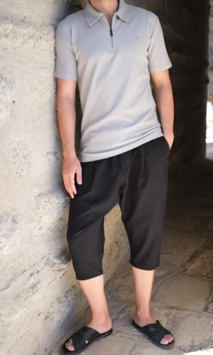 Pantacourt Classik Leger Noir Qaba'il