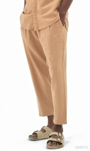 Sarouel Classik Coton Camel Qaba'il