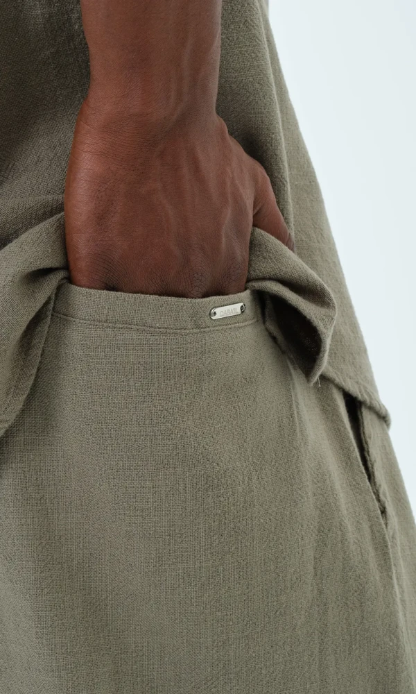 Sarouel Classik Coton Kaki Qaba'il