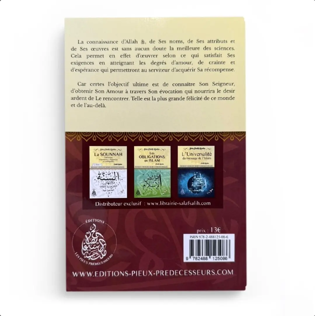 Boutique Sunnah Les plus sublimes Noms d'Allah