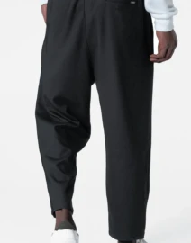 Sarouel Classik Flanel Noir Qaba'il