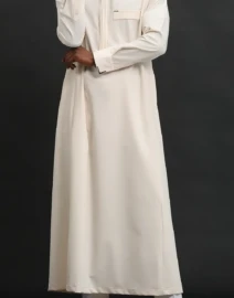 Qamis QL Bey Beige Qaba'il