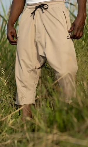 Sarouel Pantacourt Léger Beige Qaba'il