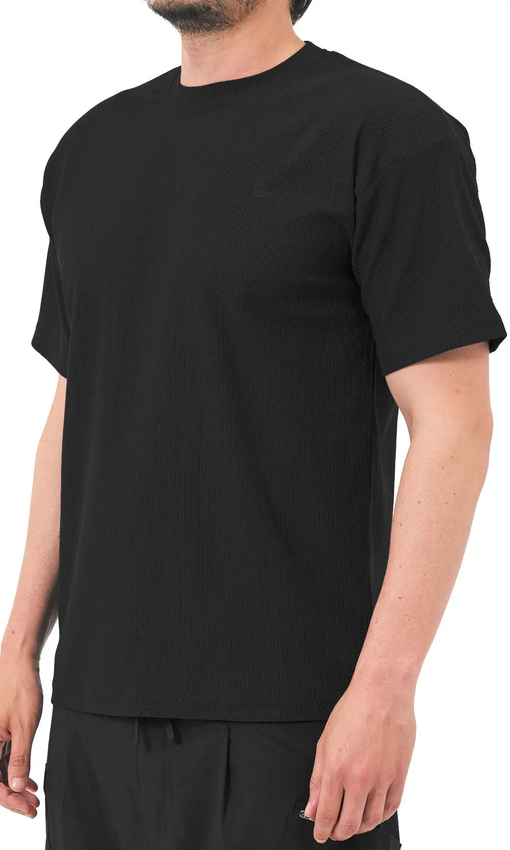 Boutique Sunnah T-shirt Oversized Waffle Noir Qaba'il