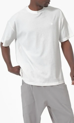 T-shirt Oversized Waffle Ecru Qaba'il