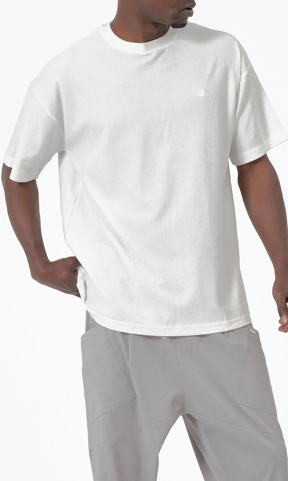 Boutique Sunnah T-shirt Oversized Waffle Ecru Qaba'il