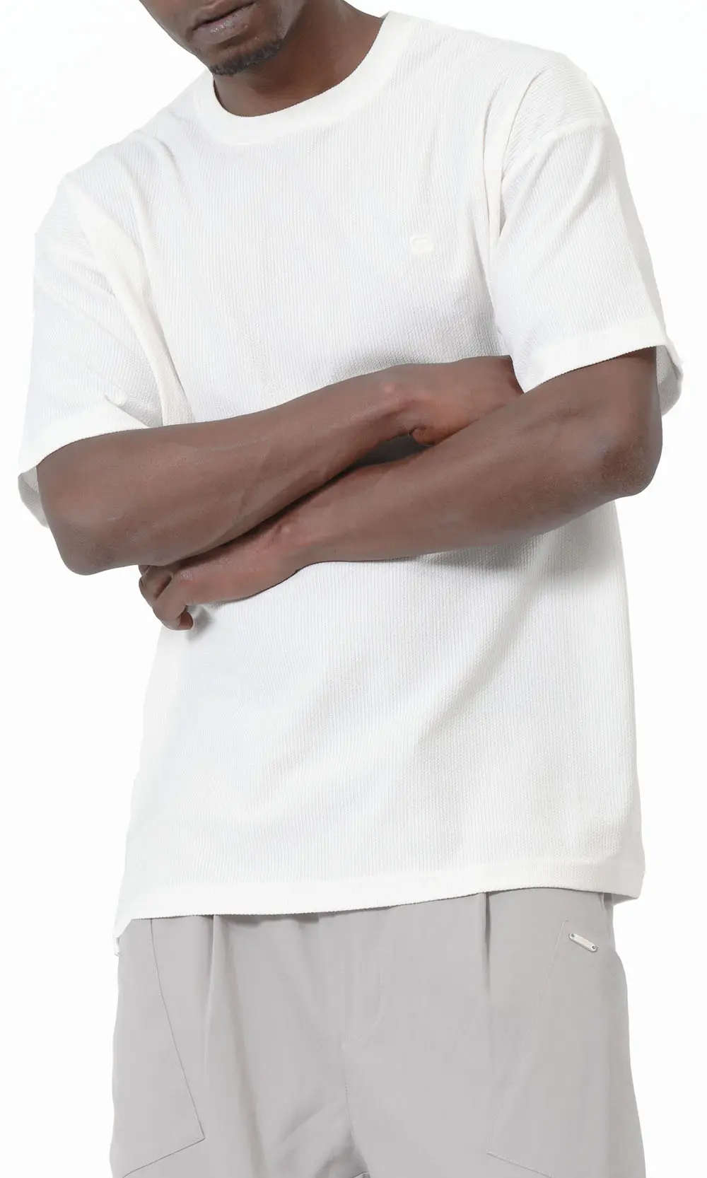 Boutique Sunnah T-shirt Oversized Waffle Ecru Qaba'il