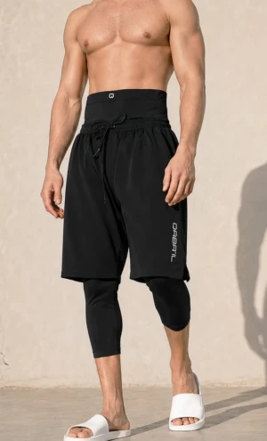 Swimshort Noir S26 Qaba'il