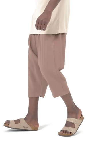 Pantacourt Classik Tencel Taupe Qaba'il