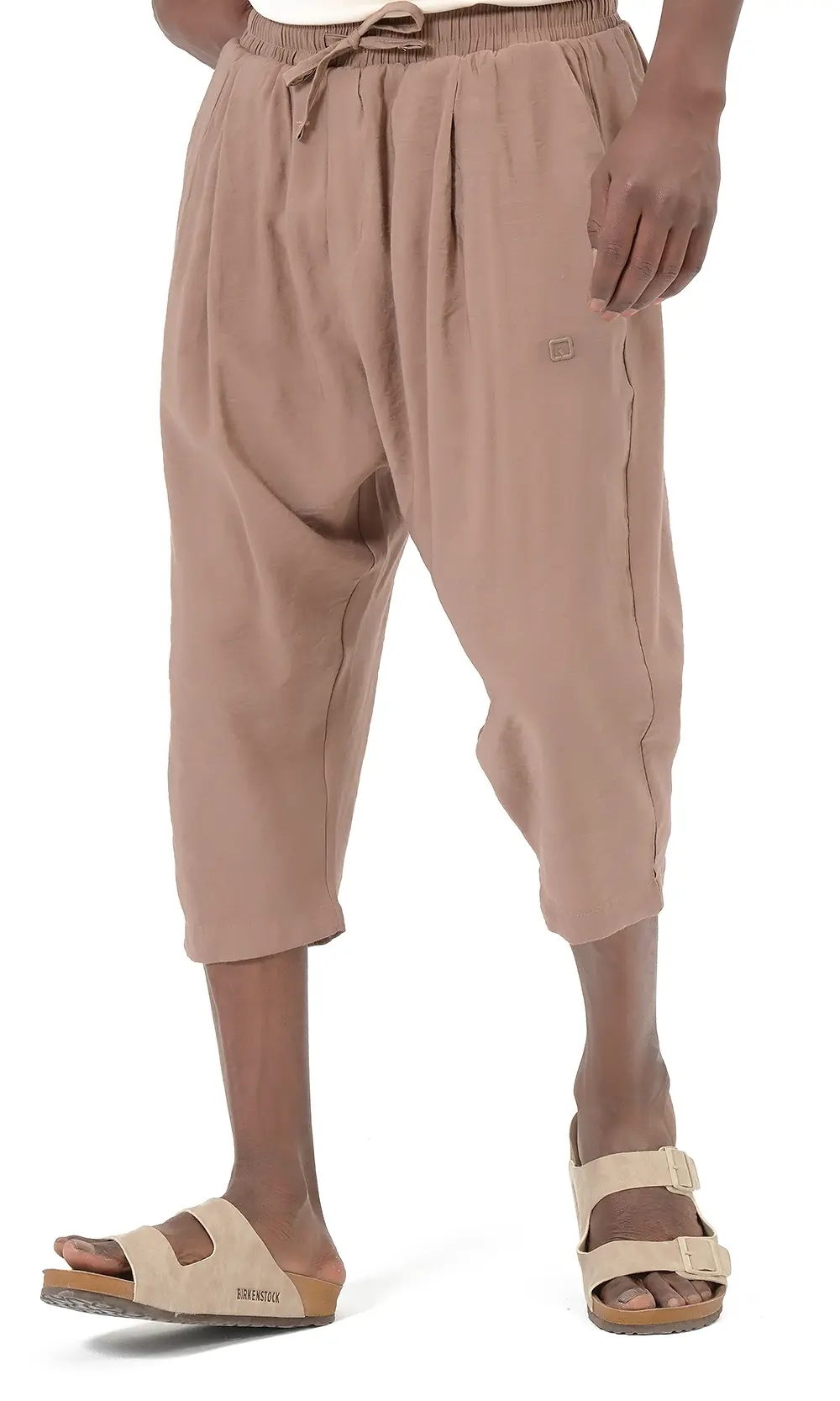 Pantacourt Classik Tencel Taupe Qaba'il