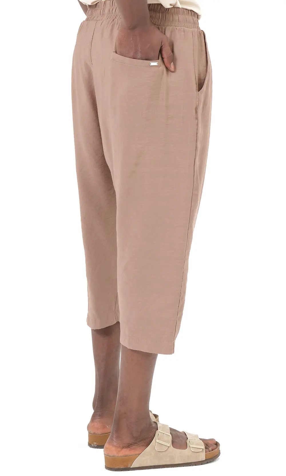 Boutique Sunnah Pantacourt Classik Tencel Taupe Qaba'il