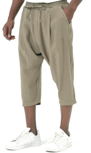 Pantacourt Classik Tencel Kaki Qaba'il